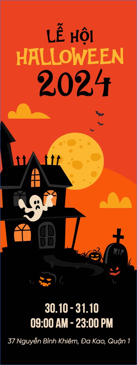 Mẫu Standee Halloween, sự kiện, event, chương trình, sale, giải trí, entertainment — LayerPic