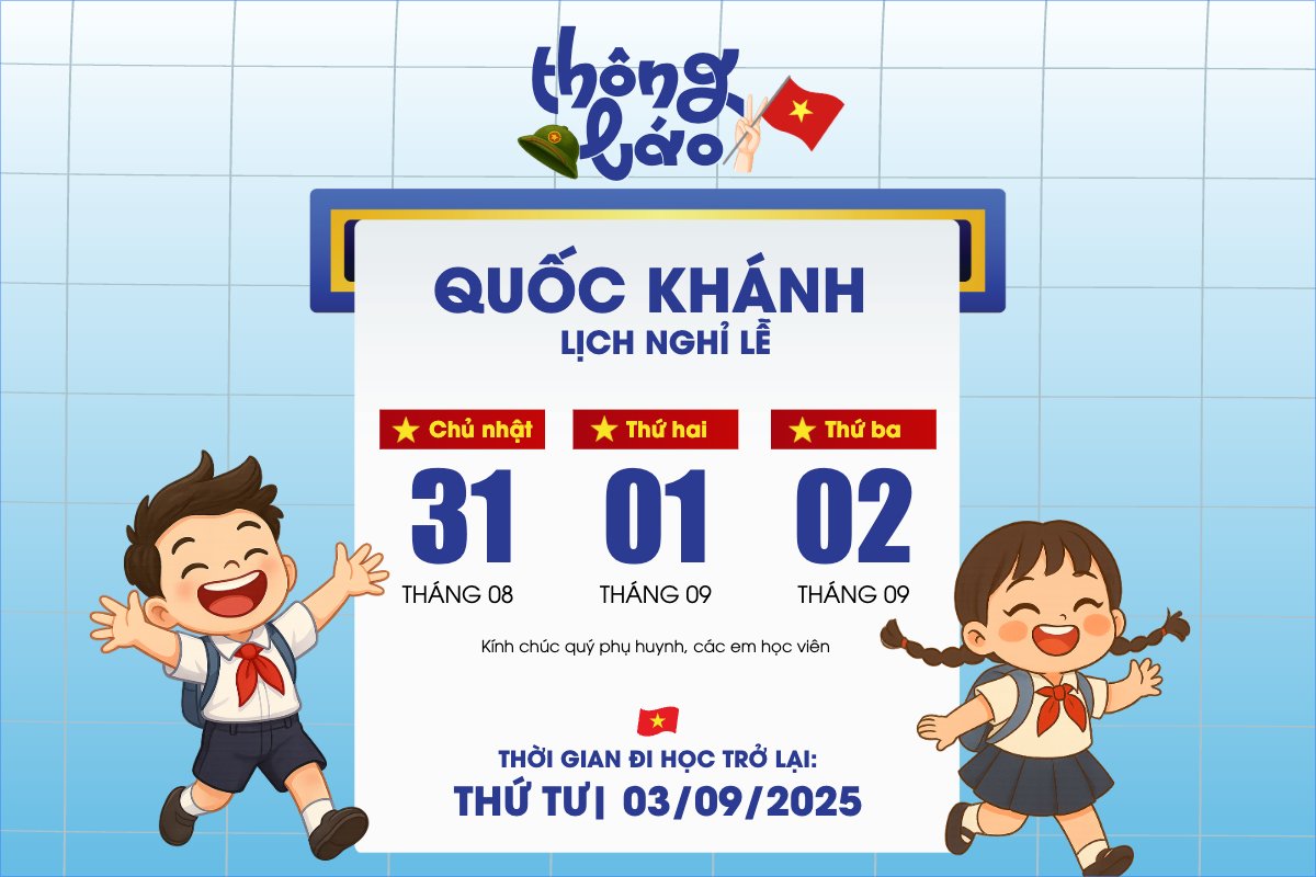 Mẫu Banner - Băng rôn 2/9, Quốc Khánh, lễ hội, thông báo, lịch nghỉ, Việt Nam, sự kiện, dễ thương, cute, chibi, hoạt hình, cartoon — LayerPic