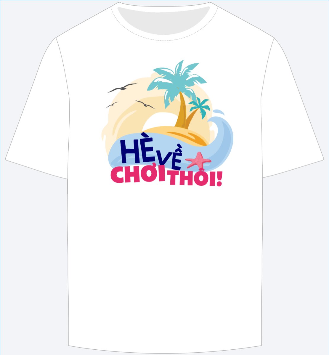 Mẫu Ao Thun Summer, mùa hè, team building, teamwork, du lịch, travel, hội nhóm, team, tập thể — LayerPic