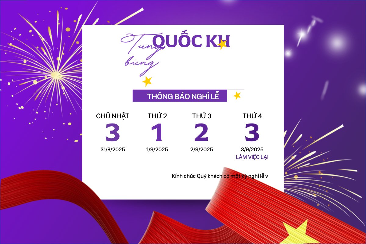 Mẫu Banner - Băng rôn 2/9, Quốc Khánh, lễ hội, thông báo, lịch nghỉ, Việt Nam, sự kiện, event, hiện đại, modern — LayerPic