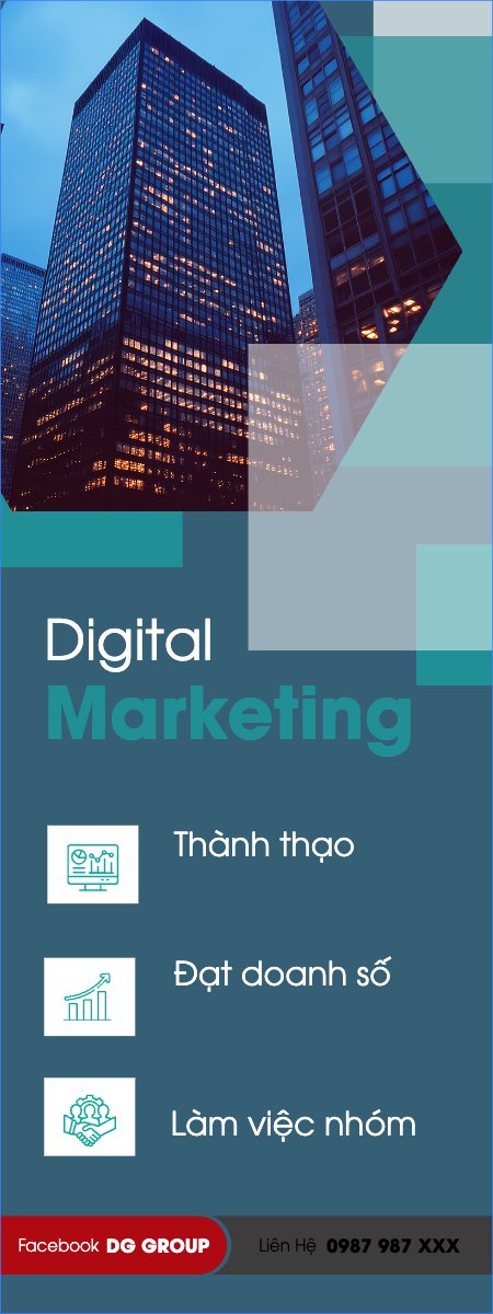Mẫu Standee Văn phòng, office, tuyển dụng, giáo dục, thực tập — LayerPic