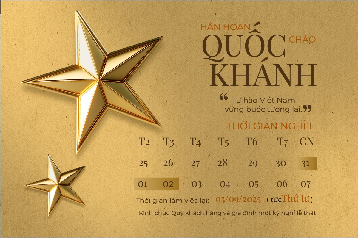Mẫu Banner - Băng rôn 2/9, Quốc Khánh, lễ hội, thông báo, lịch nghỉ, Việt Nam, sự kiện, event, hiện đại, modern — LayerPic