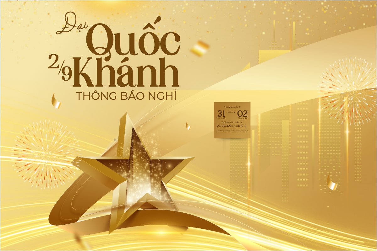 Mẫu Banner - Băng rôn 2/9, Quốc Khánh, lễ hội, thông báo, lịch nghỉ, Việt Nam, sự kiện, event, hiện đại, modern — LayerPic