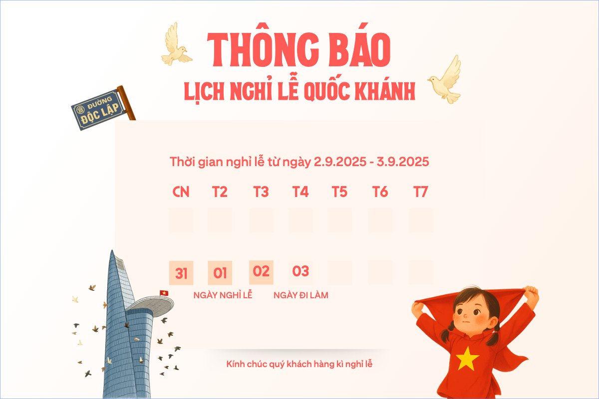 2/9, Quốc Khánh, lễ hội, thông báo, lịch nghỉ, Việt Nam, sự kiện, event, hiện đại, morden