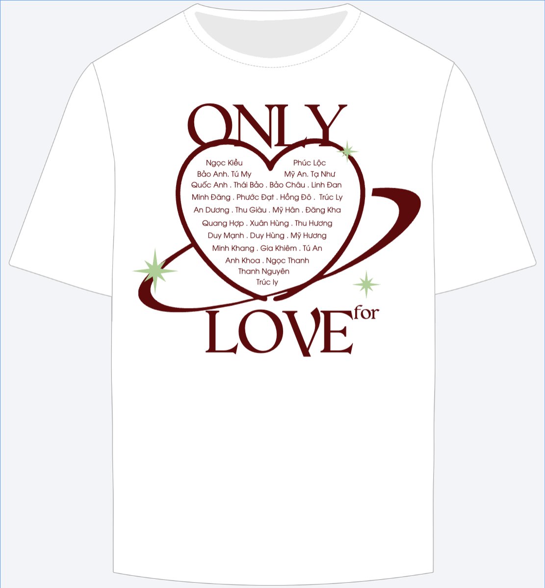 Mẫu Ao Thun Cuối cấp, áo lớp, thanh xuân, kỉ yếu, Final year, class shirt, youth, yearbook,cute, dễ thương, hội nhóm, team, tập thể — LayerPic