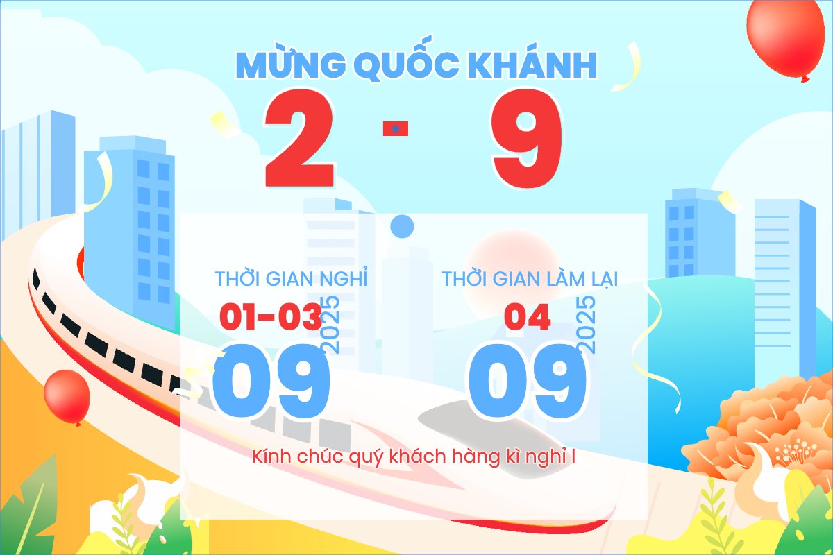 Mẫu Banner - Băng rôn 2/9, Quốc Khánh, lễ hội, thông báo, lịch nghỉ, Việt Nam, sự kiện, event, hiện đại, morden — LayerPic