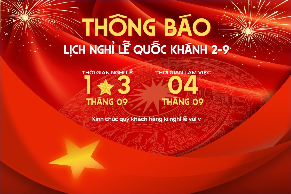 Mẫu Banner - Băng rôn 2/9, Quốc Khánh, lễ hội, thông báo, lịch nghỉ, Việt Nam, sự kiện, event, hiện đại, morden — LayerPic