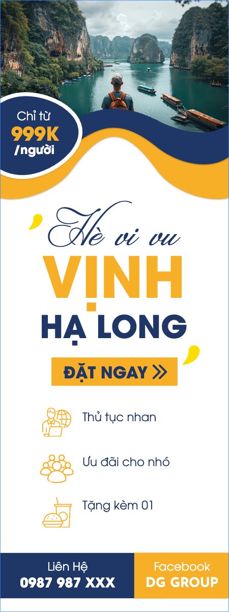 Mẫu Standee Du lịch, travel, tourism, trải nghiệm, khám phá — LayerPic