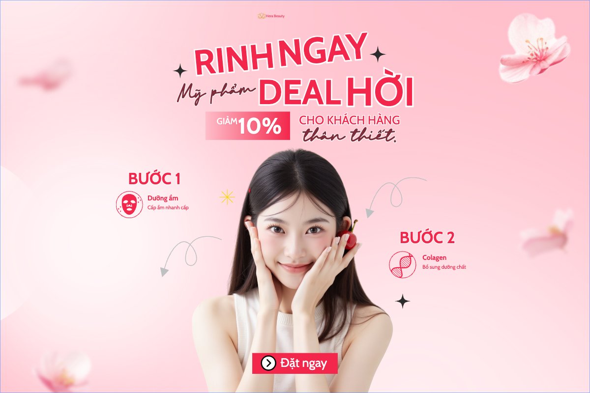 Mẫu Banner - Băng rôn Mỹ phẩm, trang điểm, make up, spa, beauty, làm đẹp, thẩm mỹ, comestic, hiện đại, morden — LayerPic
