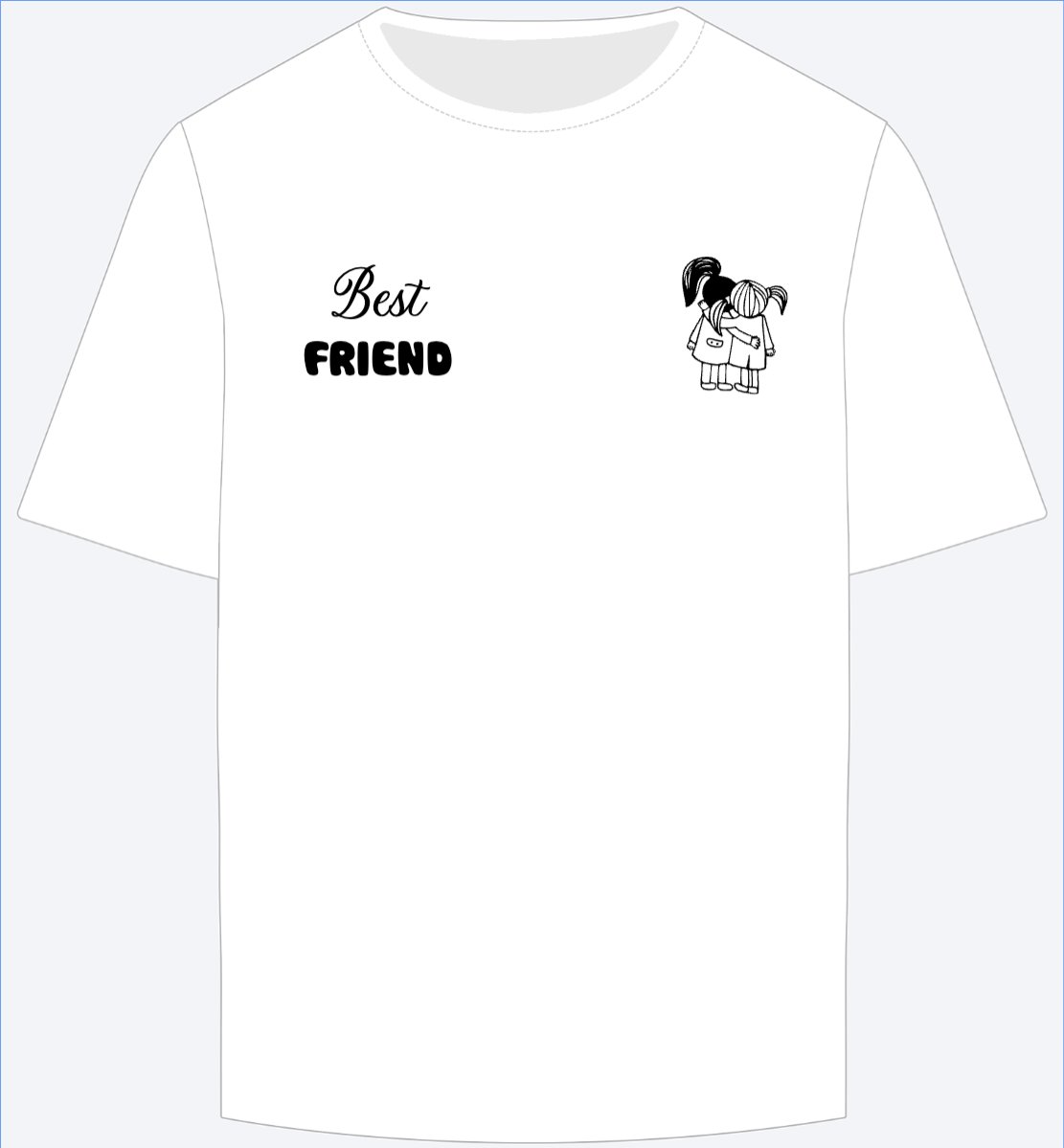 Mẫu Ao Thun Bạn bè, bestfriend, hội nhóm, team, tập thể — LayerPic