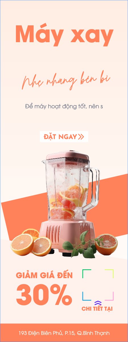 Mẫu Standee Công nghệ, technology, điện tử, electronic, máy xay sinh tố, máy xay — LayerPic