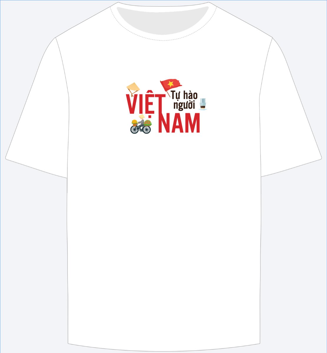 Mẫu Ao Thun Việt Nam, truyền thống, Vietnamese, traditional, 30/4, 2/9, du lịch, travel — LayerPic