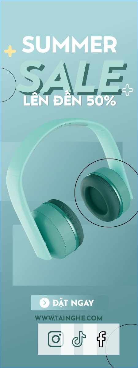 Mẫu Standee Công nghệ, technology, điện tử, electronic,tai nghe, hearphone — LayerPic