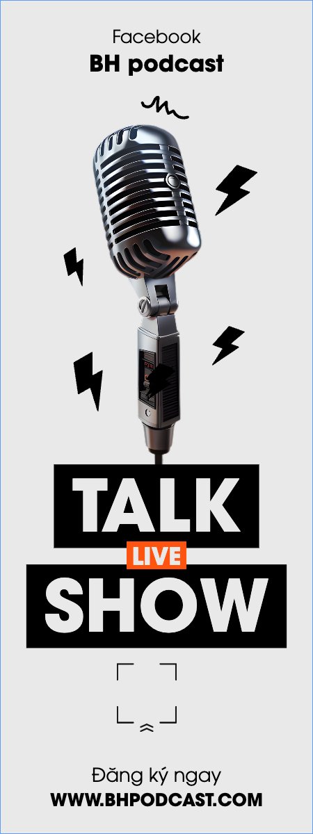 Mẫu Standee Sự kiện, event, chương trình, sale, giải trí, entertainment, podcast, live show — LayerPic