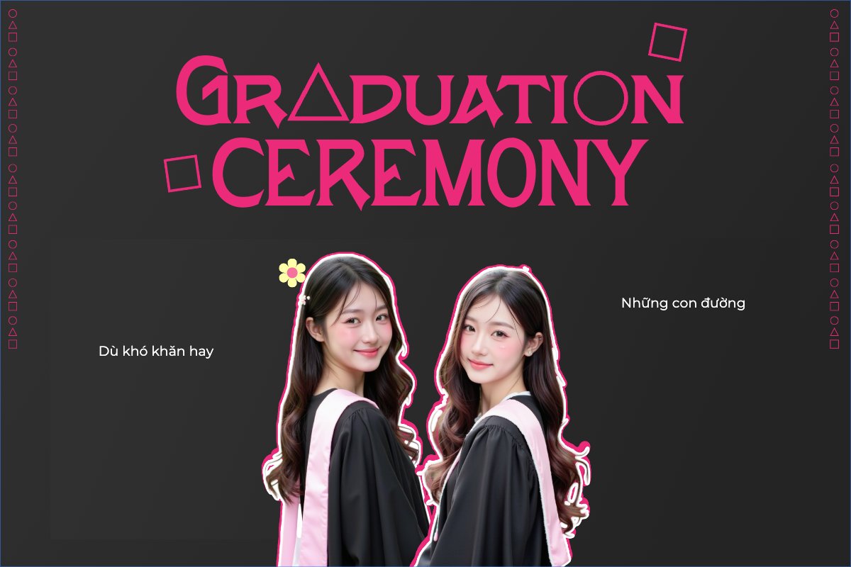 Tốt nghiệp, kỉ yếu, Graduation, yearbook, giáo dục, education, squid game, hoạt hình, cartoon
