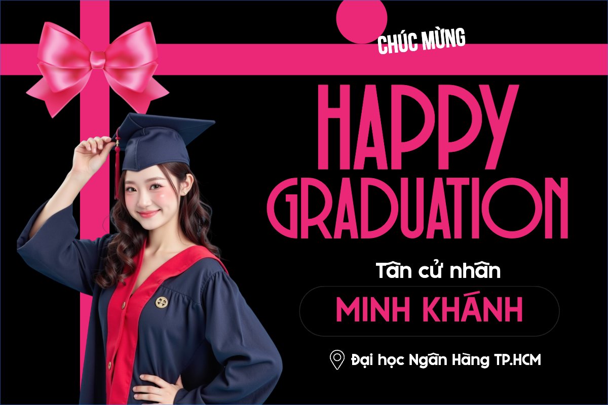 Mẫu Banner - Băng rôn Tốt nghiệp, kỉ yếu, Graduation, yearbook, giáo dục, education, squid game, hoạt hình, cartoon — LayerPic