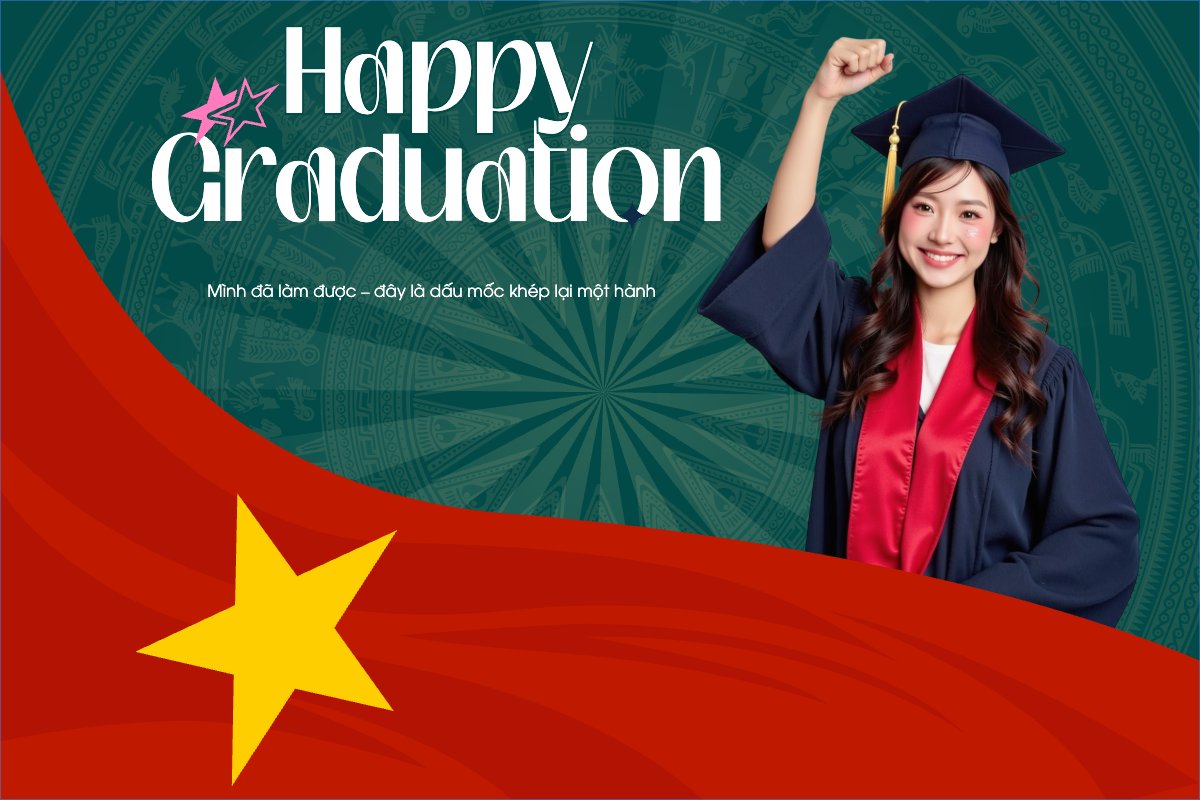 Mẫu Banner - Băng rôn Tốt nghiệp, kỉ yếu, Graduation, yearbook, sự kiện, event, giáo dục, education, Việt Nam — LayerPic
