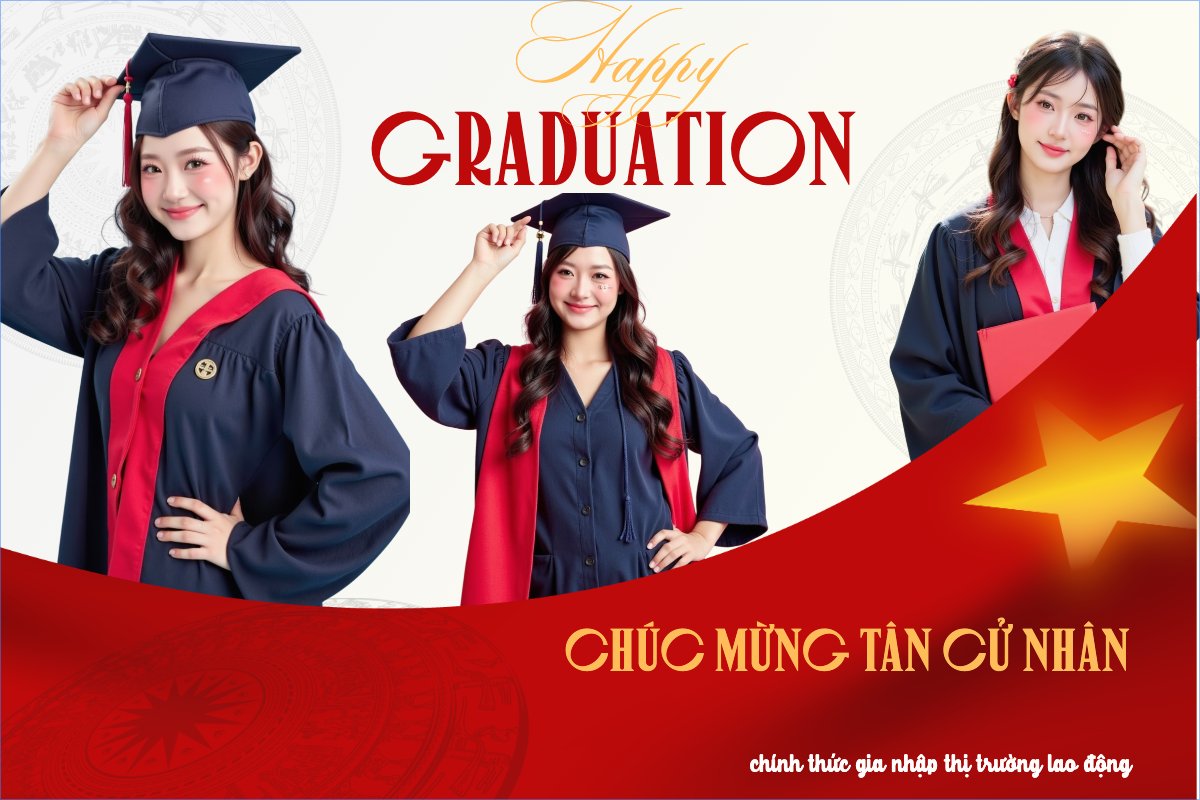Mẫu Banner - Băng rôn Tốt nghiệp, kỉ yếu, Graduation, yearbook, sự kiện, event, giáo dục, education, Việt Nam — LayerPic