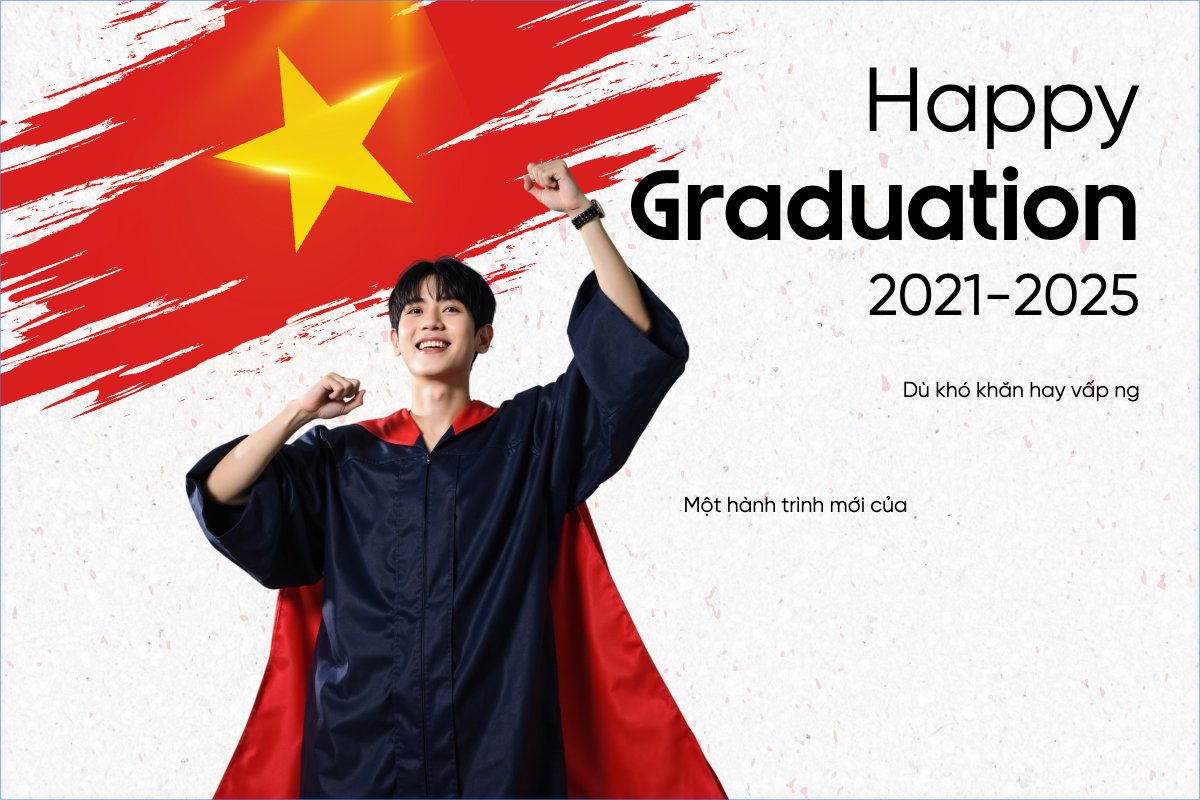 Mẫu Banner - Băng rôn Tốt nghiệp, kỉ yếu, Graduation, yearbook, sự kiện, event, giáo dục, education, Việt Nam — LayerPic