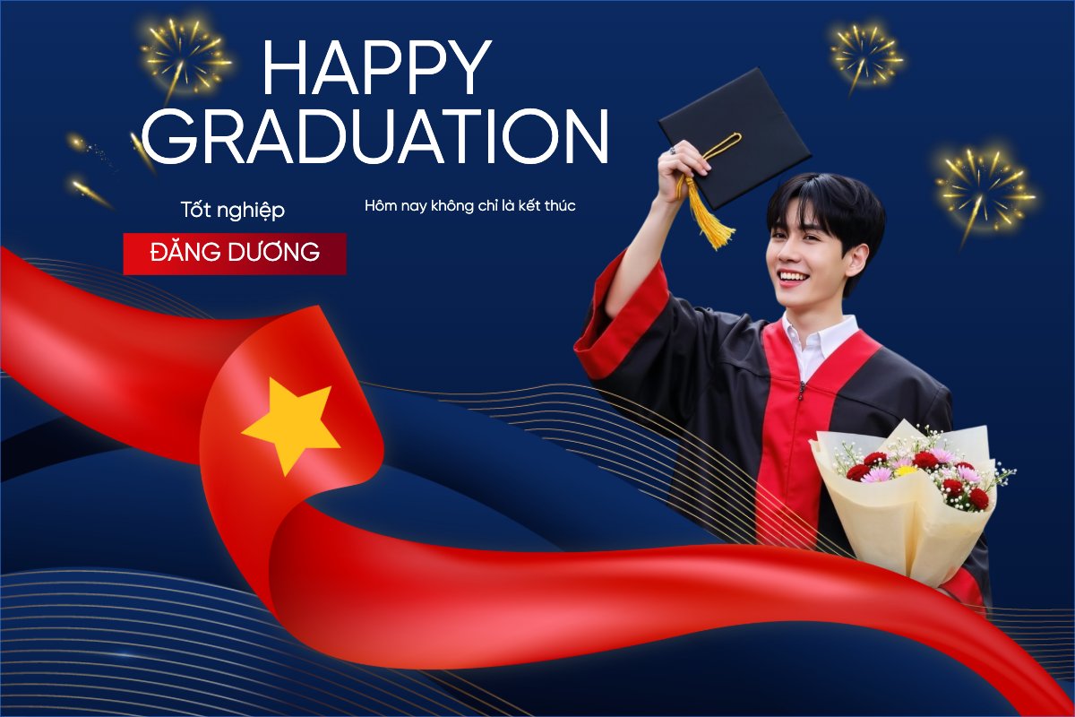 Mẫu Banner - Băng rôn Tốt nghiệp, kỉ yếu, Graduation, yearbook, sự kiện, event, giáo dục, education, Việt Nam — LayerPic