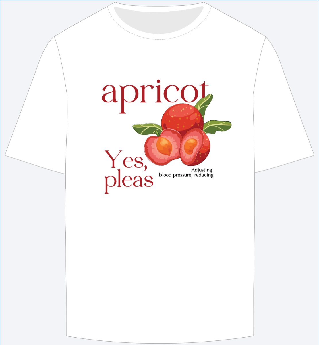 Mẫu Ao Thun Quả mơ, apricots, cá nhân, trending, hot, viral, xu hướng, thịnh hành — LayerPic
