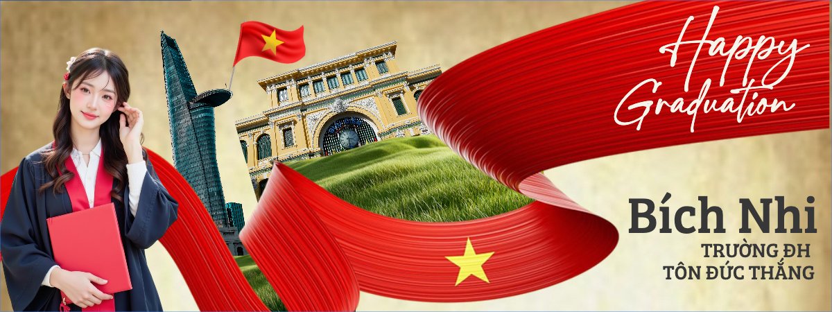 Mẫu Banner cầm tay Tốt nghiệp, kỉ yếu, Graduation, yearbook, sự kiện, event, giáo dục, education, Việt Nam — LayerPic