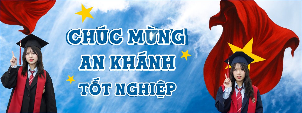 Mẫu Banner cầm tay Tốt nghiệp, kỉ yếu, Graduation, yearbook, sự kiện, event, giáo dục, education, Việt Nam — LayerPic