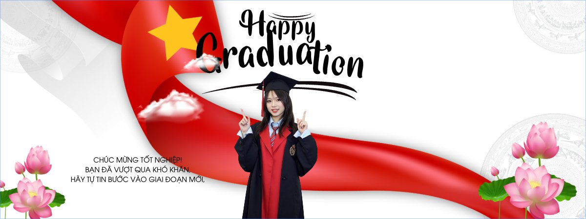 Mẫu Banner cầm tay Tốt nghiệp, kỉ yếu, Graduation, yearbook, sự kiện, event, giáo dục, education, Việt Nam — LayerPic
