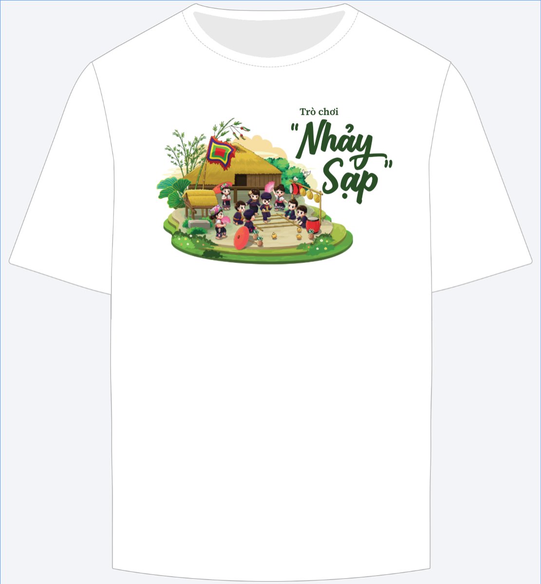 Mẫu Ao Thun Trò chơi nhảy sạp, hội nhóm, team, tập thể — LayerPic