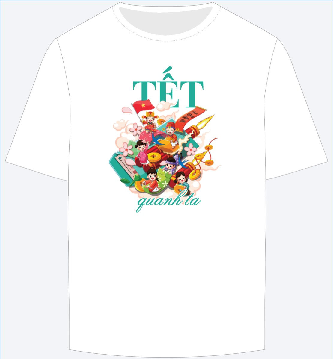 Mẫu Ao Thun Tết, Xuân, sự kiện, event — LayerPic