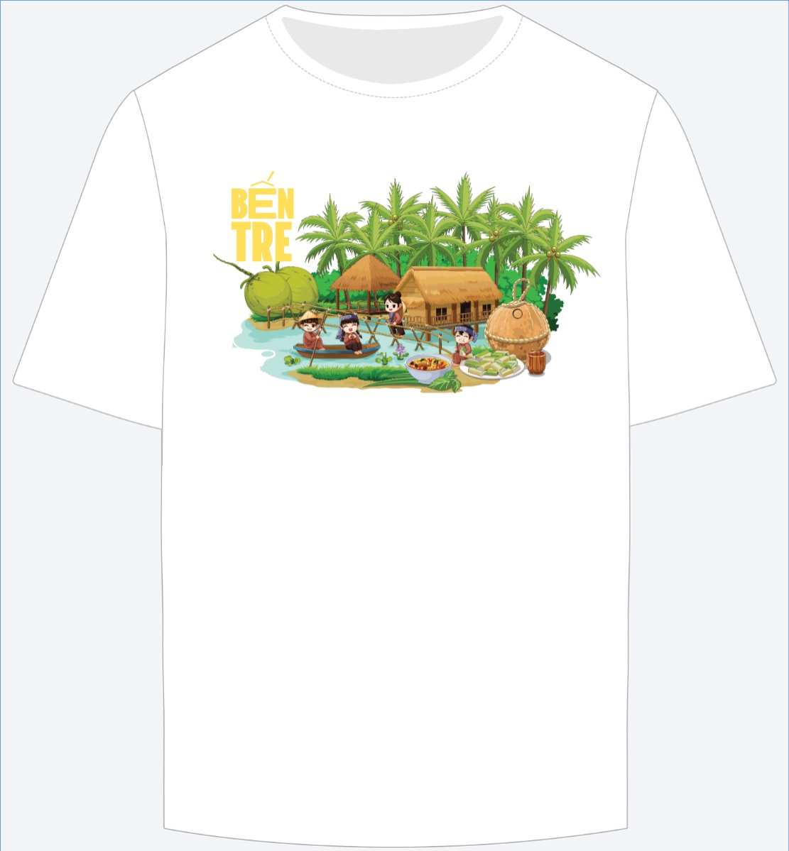 Mẫu Ao Thun Bến Tre, travel, du lịch, hội nhóm, team, tập thể — LayerPic