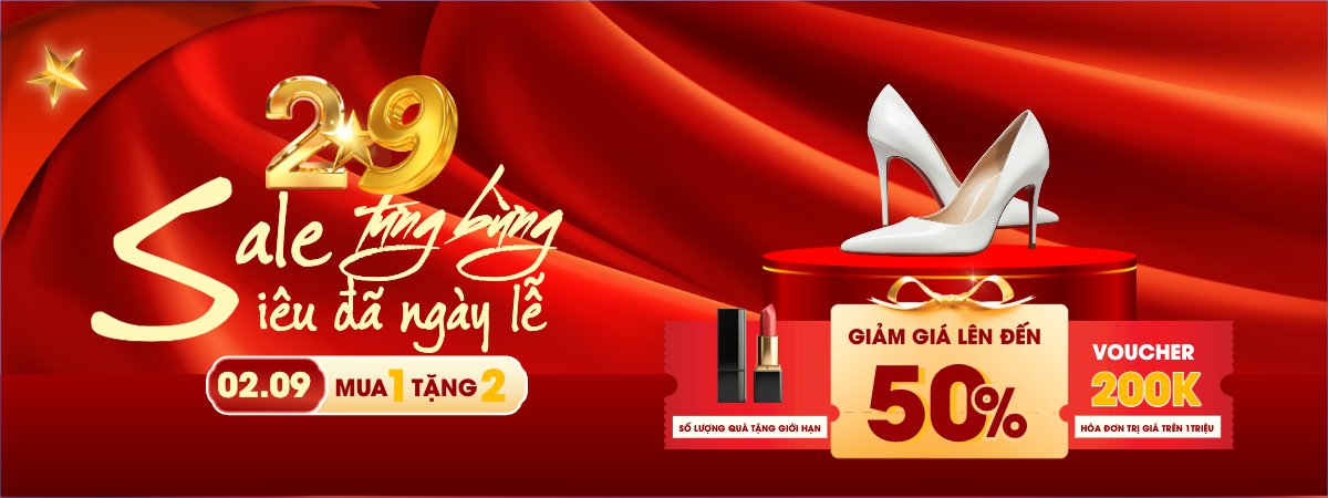 Mẫu Banner cầm tay 2/9, Quốc Khánh, lễ hội, Việt Nam, fashion, thời trang, quần áo, trang phục, clothes, outfit, túi, bag, hiện đại, modern — LayerPic