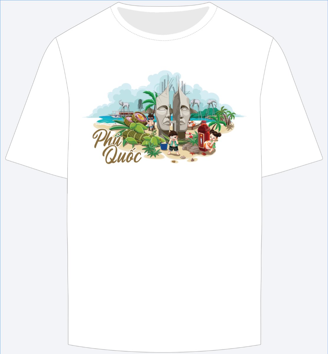 Mẫu Ao Thun Phú quốc, travel, du lịch, hội nhóm, team, tập thể — LayerPic