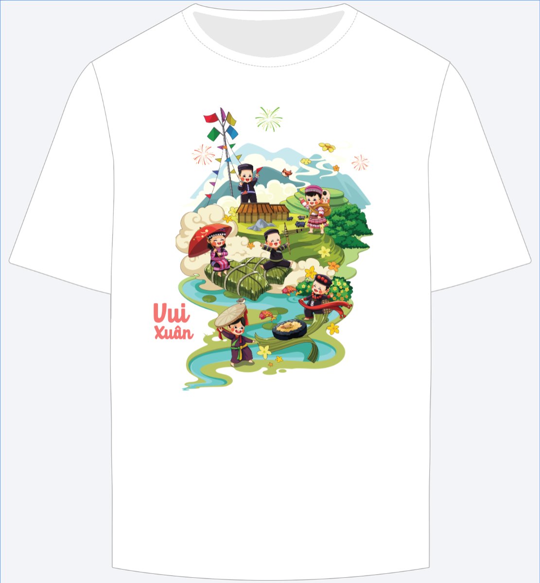 Mẫu Ao Thun Tết, Xuân, sự kiện, event — LayerPic