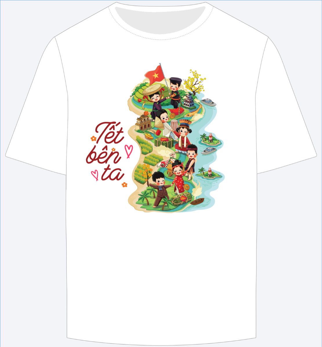 Mẫu Ao Thun Tết, Xuân, sự kiện, event — LayerPic