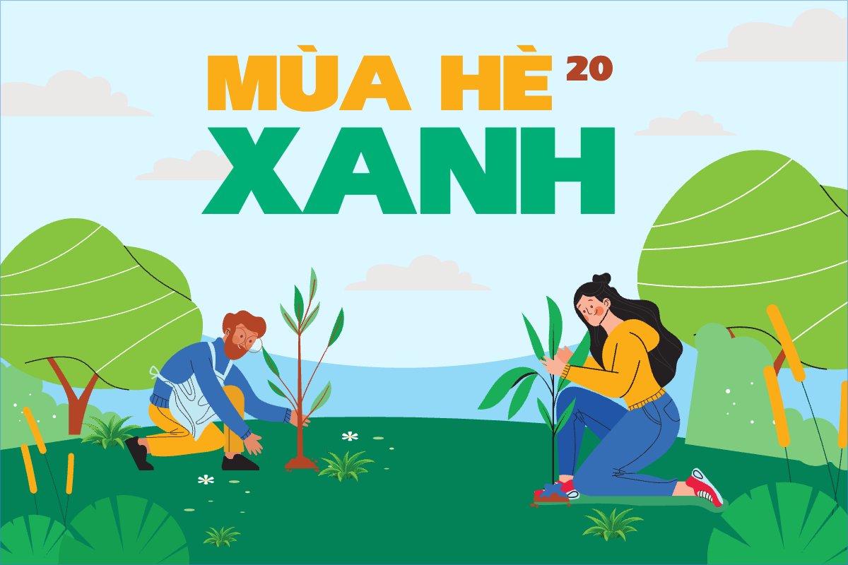 Mẫu Banner - Băng rôn Sự kiện, event, chương trình, sale, giải trí, entertainment, mùa hè ,green summer, studentxanh, sinh viên — LayerPic