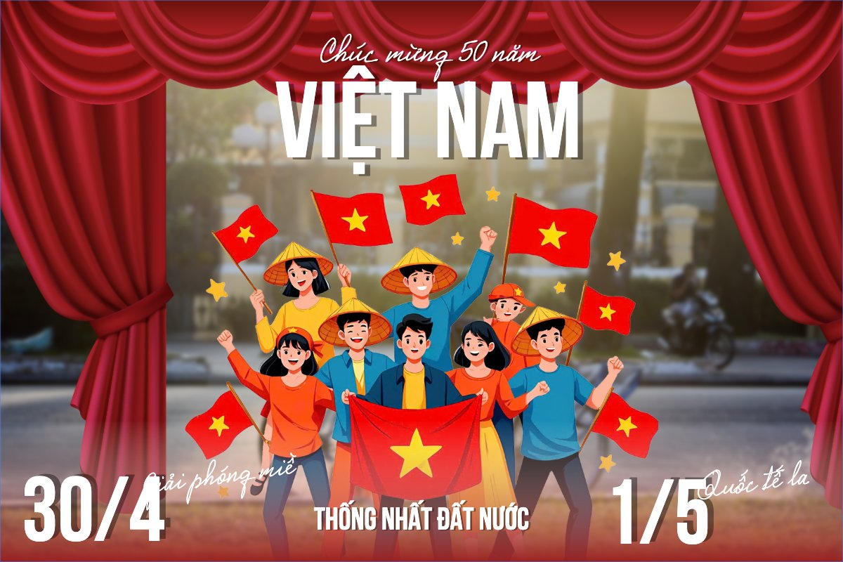 Mẫu Banner - Băng rôn 30/4-1/5, lễ, Việt Nam, truyền thống, Vietnamese, sự kiện, event — LayerPic