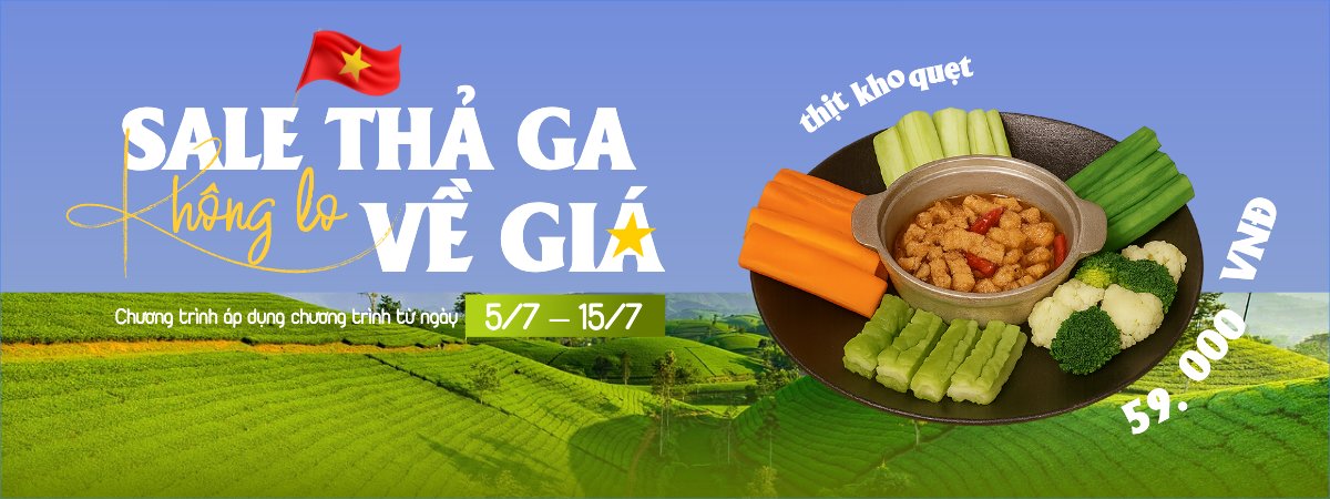 Mẫu Banner cầm tay Món Việt, đồ ăn, food, thực phẩm, ẩm thực, món ăn, F&B, nhà hàng, thức ăn, hiện đại — LayerPic