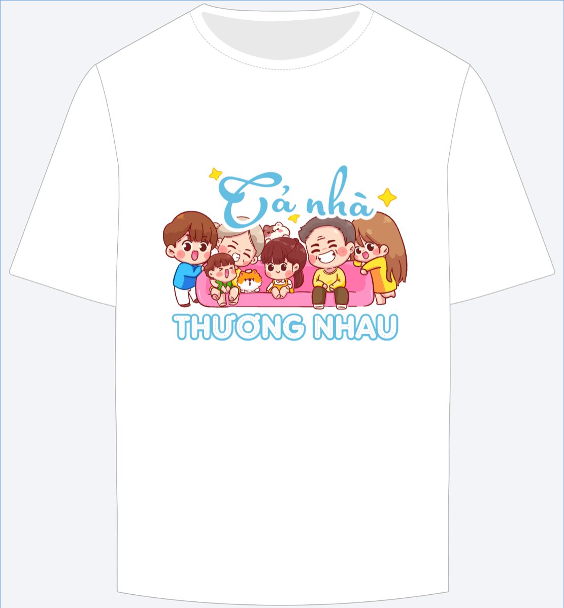 Mẫu Ao Thun Gia đình, family, nhà — LayerPic