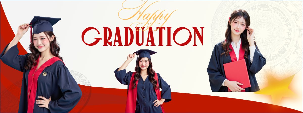 Mẫu Banner cầm tay Tốt nghiệp, kỉ yếu, Graduation, yearbook, sự kiện, event, giáo dục, education, Việt Nam — LayerPic