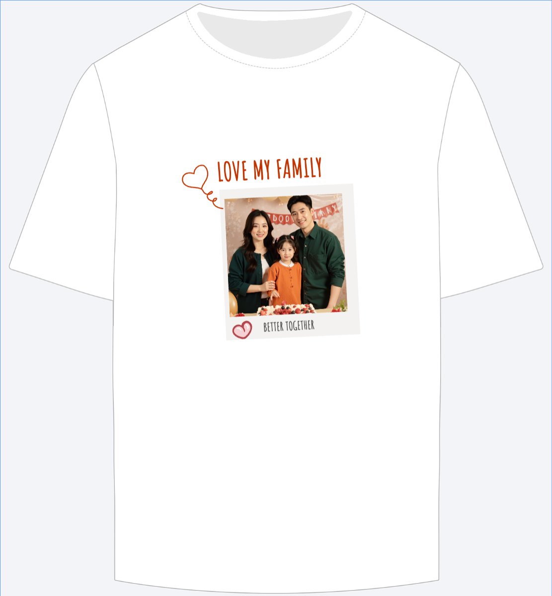 Mẫu Ao Thun Gia đình, family, nhà, ảnh gia đình — LayerPic