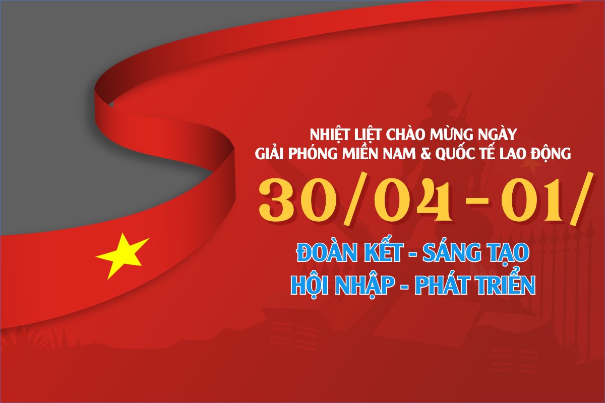 Mẫu Banner - Băng rôn 30/4, 1/5, lễ, Việt Nam, truyền thống, Vietnamese, sự kiện, event — LayerPic