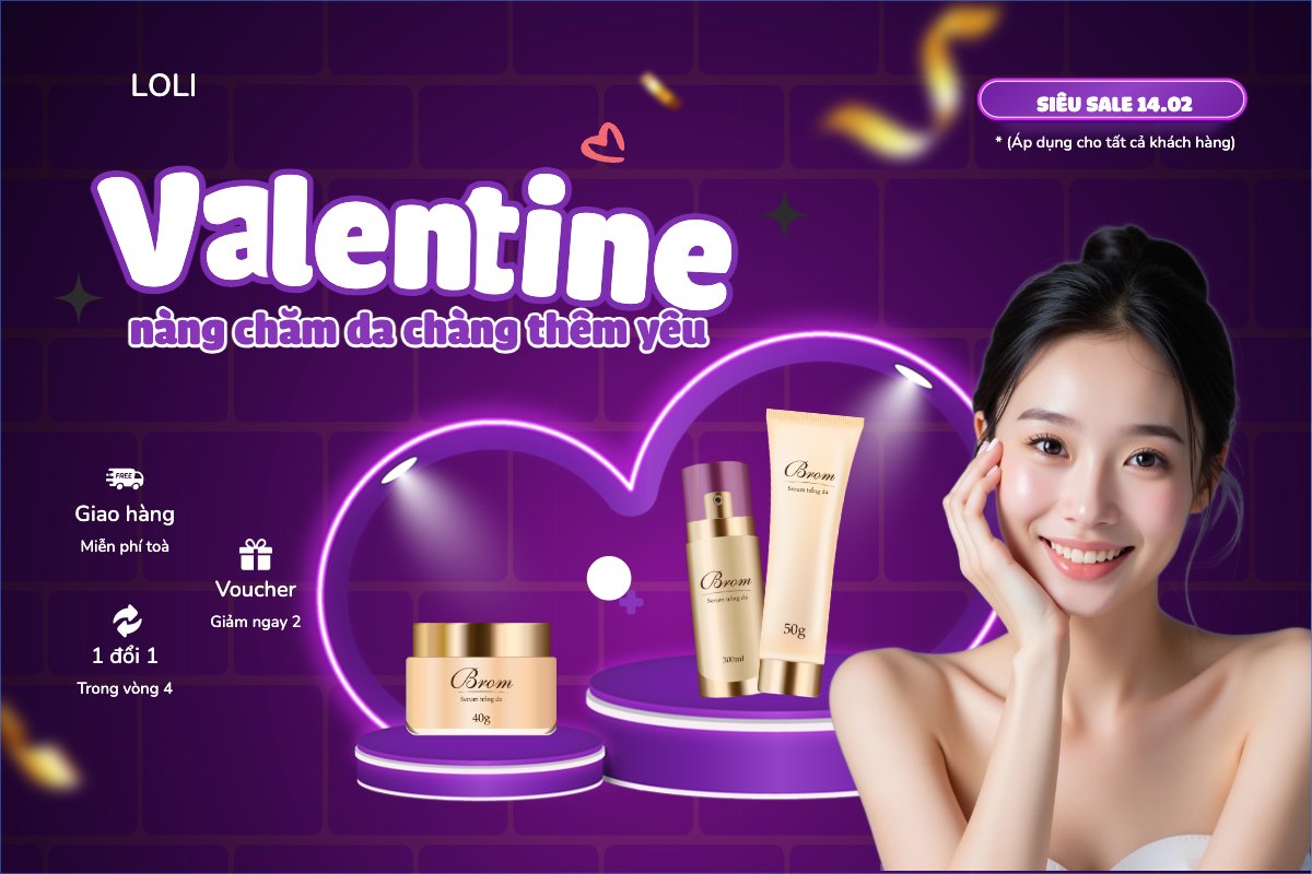 Mẫu Banner - Băng rôn Quốc tế phụ nữ, 8/3, valentine, lễ tình nhân, 14/2, làm đẹp, spa, beauty — LayerPic