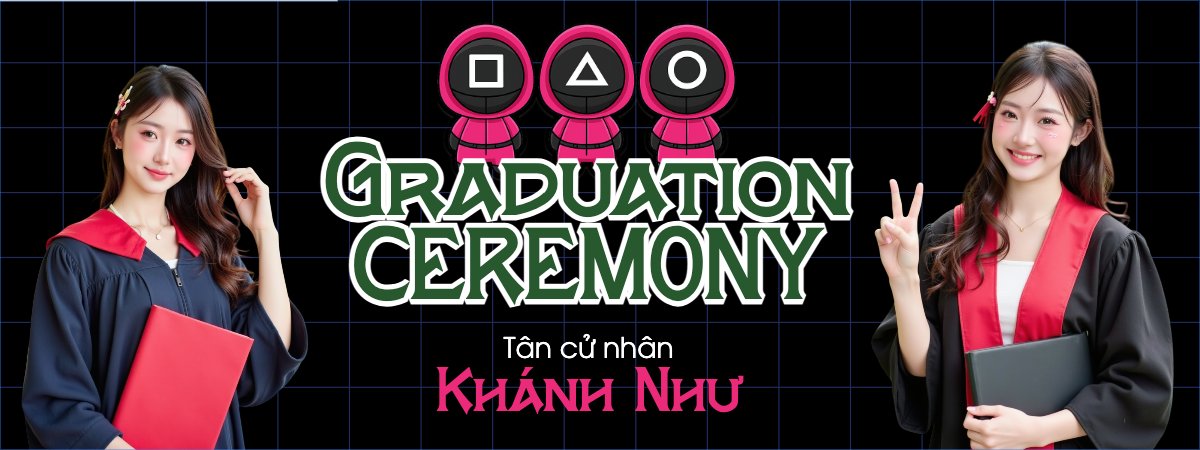 Tốt nghiệp, kỉ yếu, Graduation, yearbook, giáo dục, education, squid game, hoạt hình, cartoon