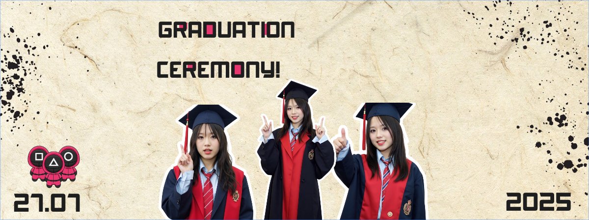 Tốt nghiệp, kỉ yếu, Graduation, yearbook, giáo dục, education, squid game, hoạt hình, cartoon
