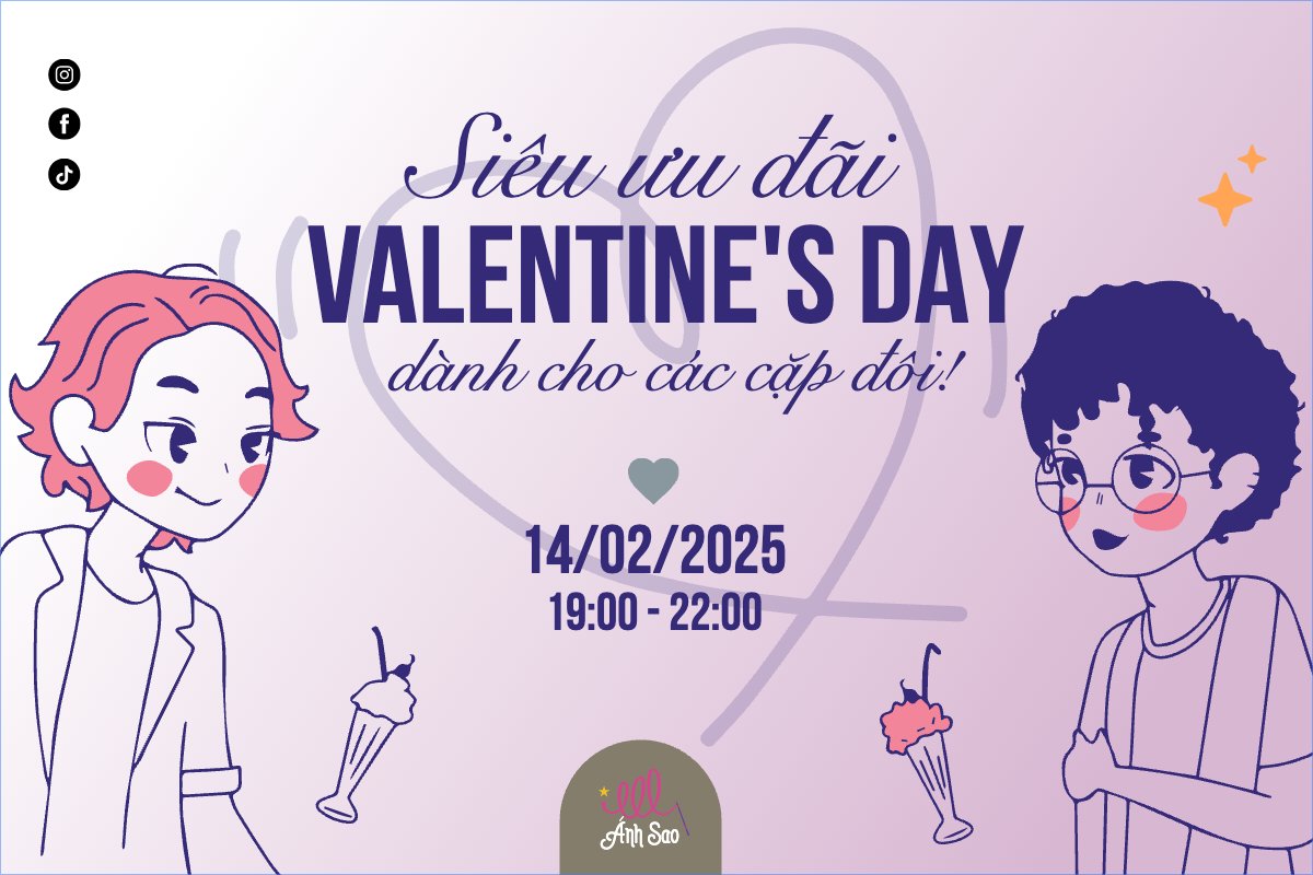 Lễ tình nhân, Valentine's day, 14/2, sự kiện, event, chương trình, sale, giải trí, entertainment