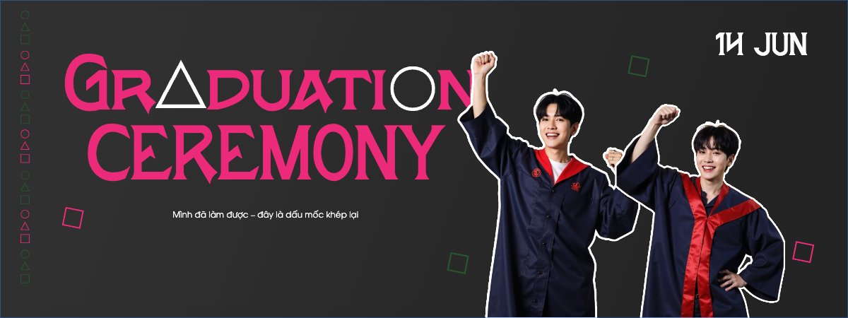 Tốt nghiệp, kỉ yếu, Graduation, yearbook, giáo dục, education, squid game, hoạt hình, cartoon