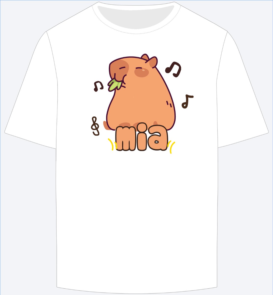 Mẫu Ao Thun Capybara, chuột lang nước, trending, hot, viral, xu hướng, thịnh hành — LayerPic