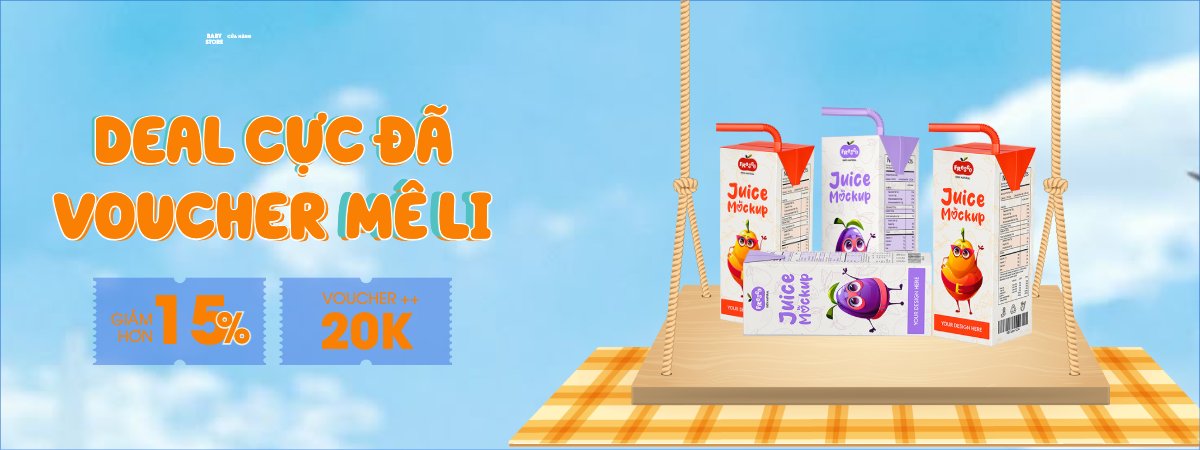 Mẫu Banner cầm tay Em bé, baby, trẻ em, kids, sự kiện, event, chương trình, sale, giải trí, entertainment — LayerPic