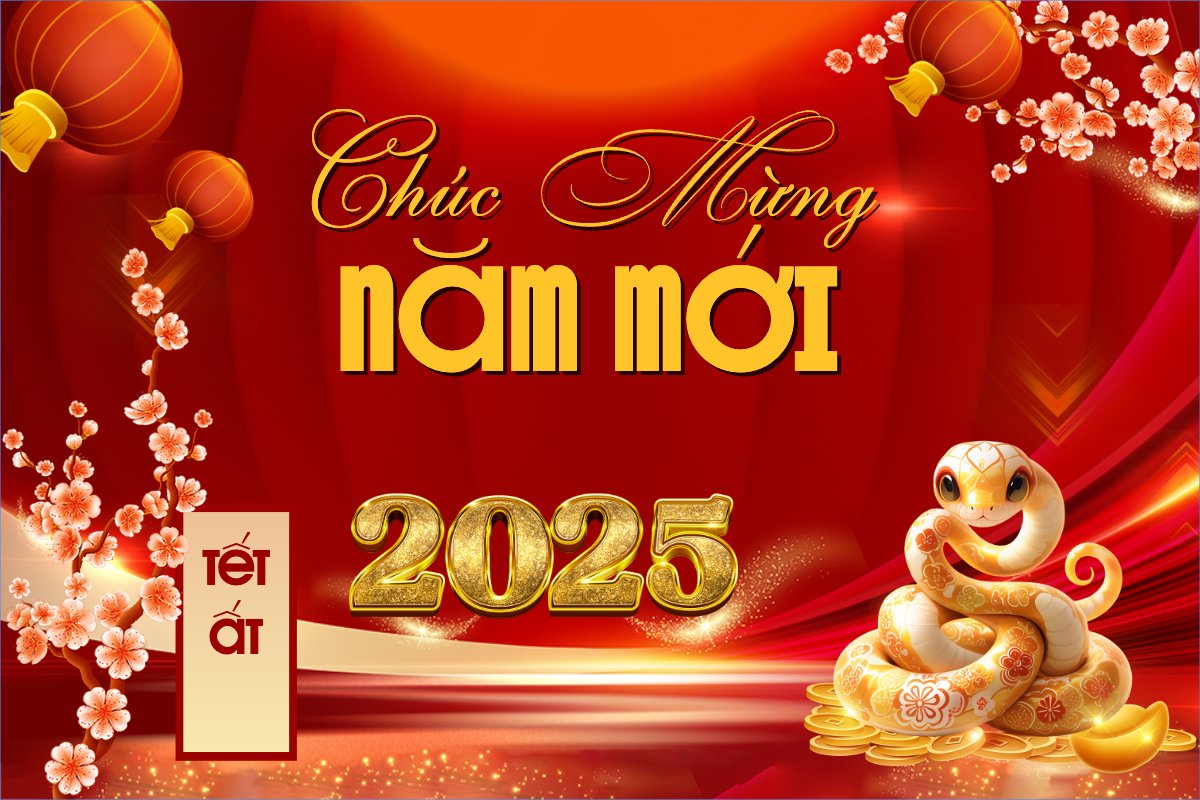 Mẫu Banner - Băng rôn Tết, Xuân, Ất tỵ, năm 2025, 2025,backdrop, sự kiện, event — LayerPic
